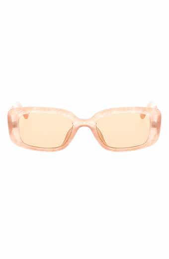 Roxy 51mm Slim Rectangle Sunglasses