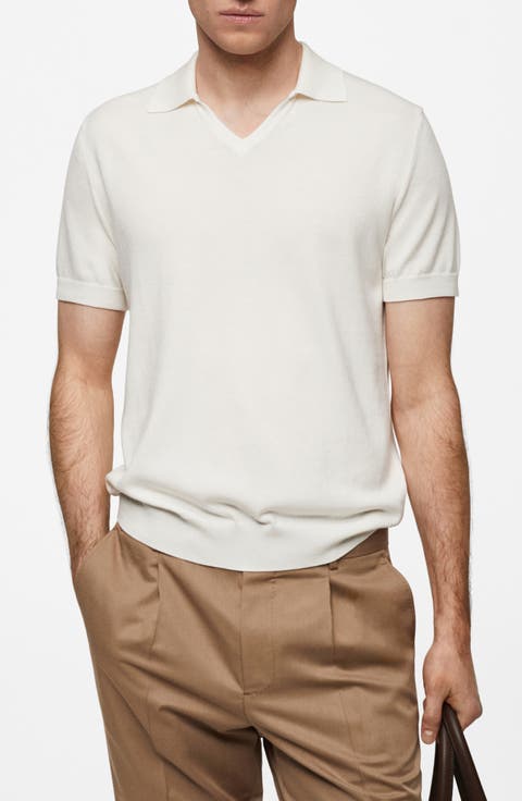 Johnny Collar Cotton Polo Sweater