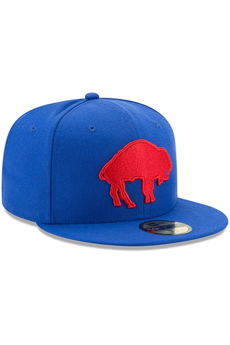 Men's New Era Royal Buffalo Bills Omaha Throwback 59FIFTY Fitted Hat, Alternate, color, Royal