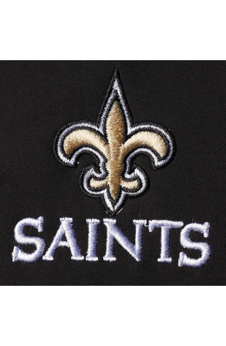 DUNBROOKE Men's Dunbrooke Black New Orleans Saints Big & Tall Archer Softshell Full-Zip Vest, Alternate, color, Black