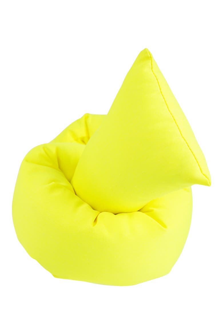 Knot Accent Pillow, Alternate, color, ELECTRIC YELLOW