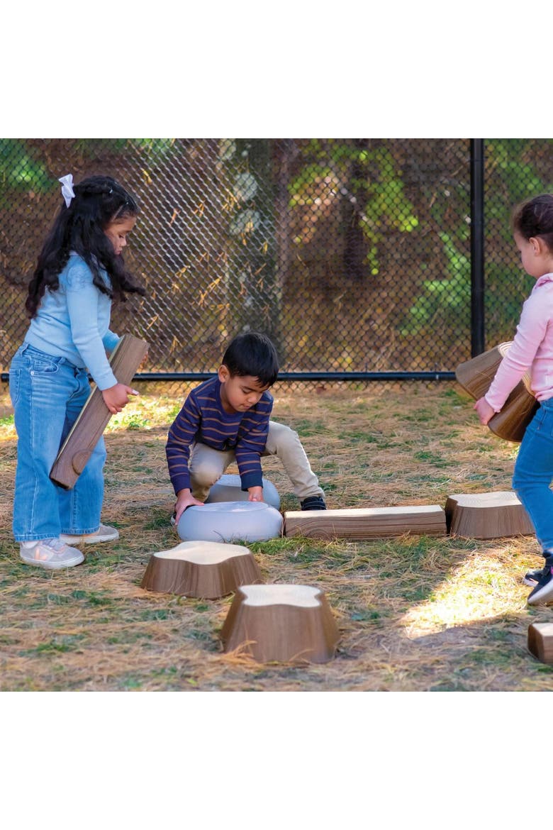 Timber Trail Stepping Logs Set - 16 Pieces, Alternate, color, Multicolored