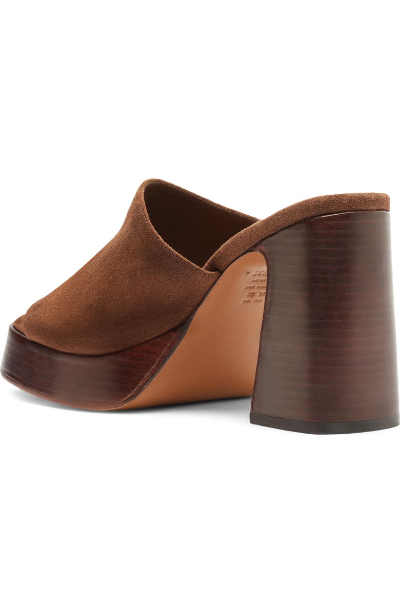 Schutz Rowan Platform Sandal, Alternate, color, Pecan Brown