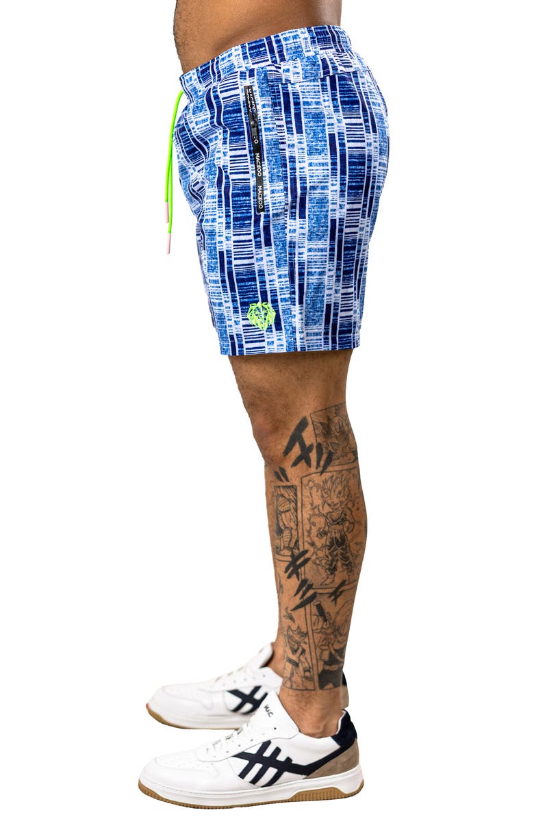 Maceoo Marthyr Swim Trunks, Alternate, color, Blue