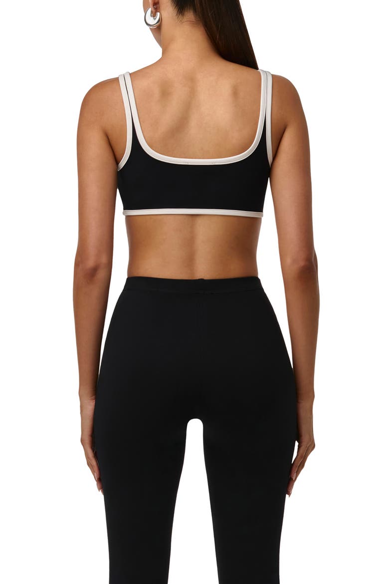 Naked Sculpt Scooped Neck Bralette Top, Alternate, color, BLACK