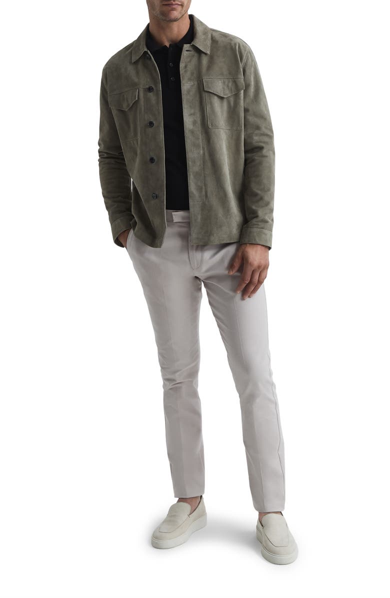 Reiss Trafford Long Sleeve Wool Polo Sweater, Alternate, color, Black