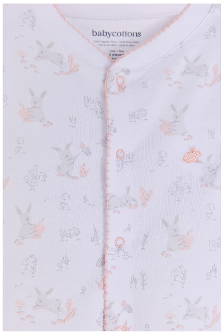 Toby Bunny One Piece For Girls, Alternate, color, Pink