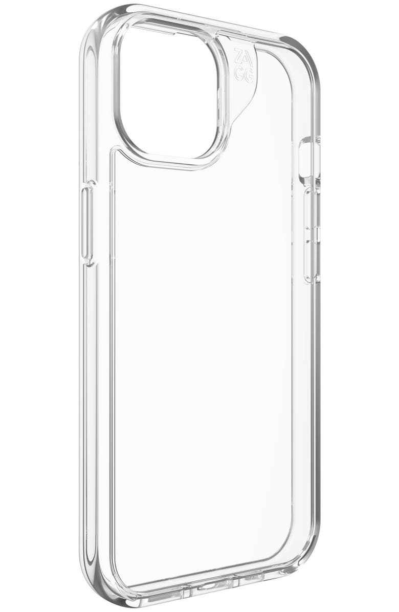 ZAGG Crystal Palace Case for Apple iPhone 16e / iPhone 15 / iPhone 14 / iPhone 13, Alternate, color, Clear