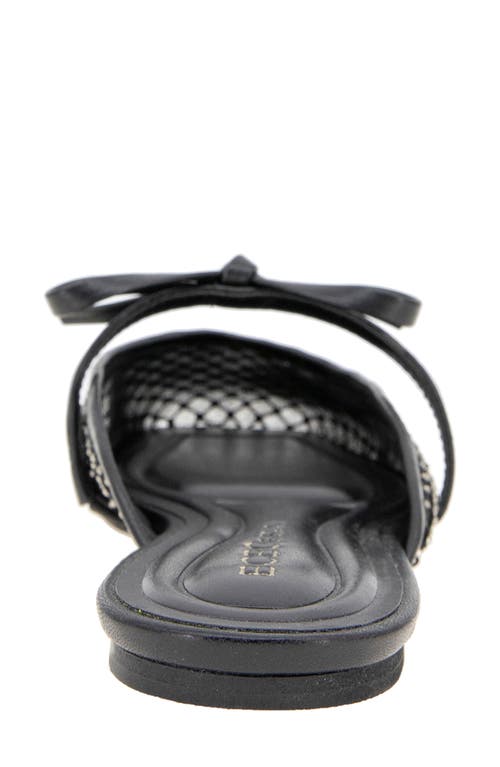 Bcbgeneration Hildana Bow Mule In Black Rhinestone