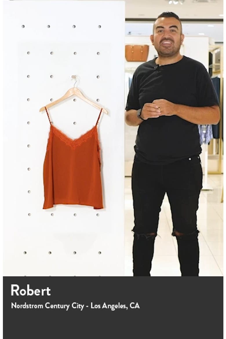 Leopard Print Lace Trim Camisole video