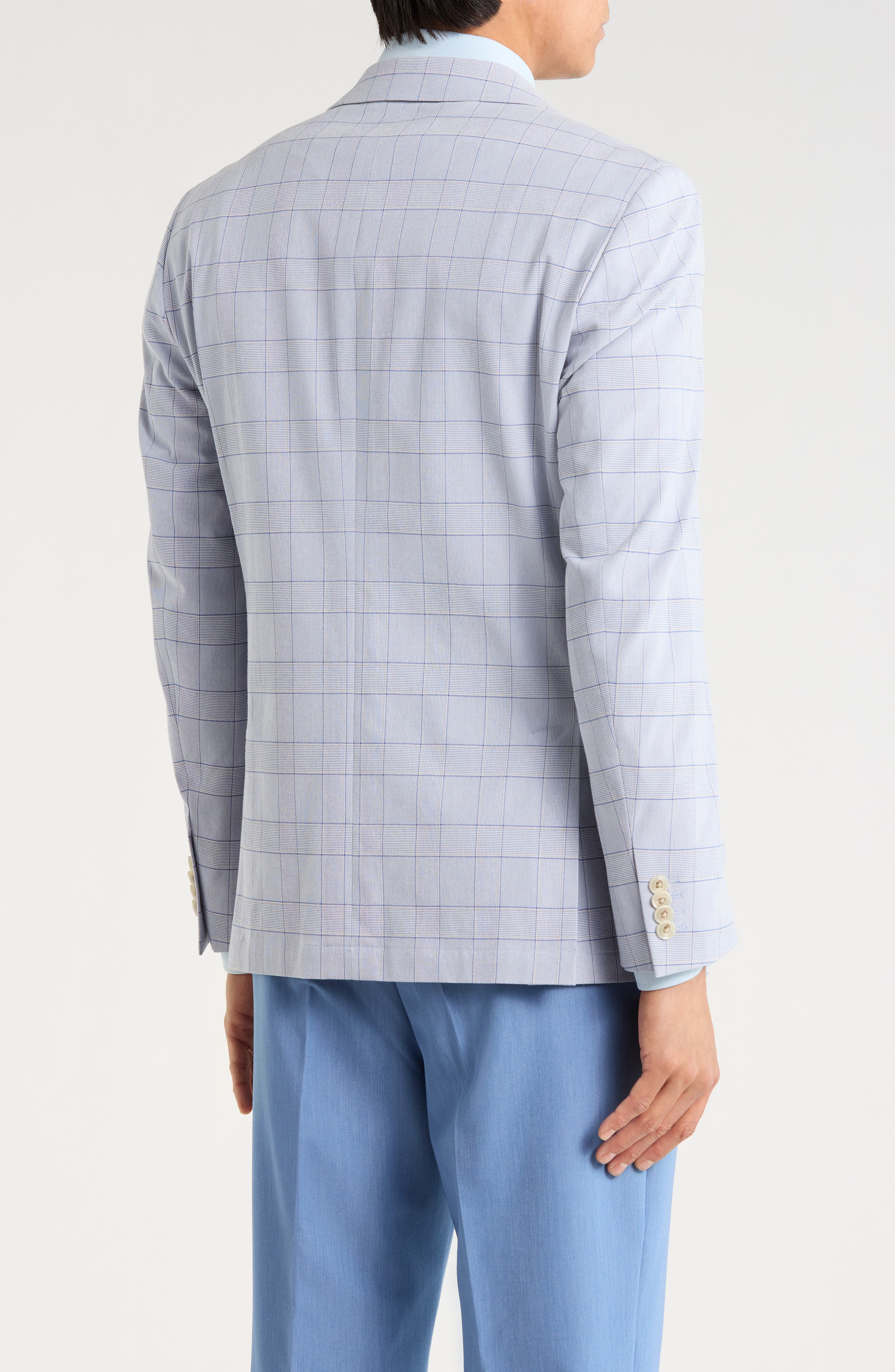 Windowpane Two-Button Sport Coat - image 2