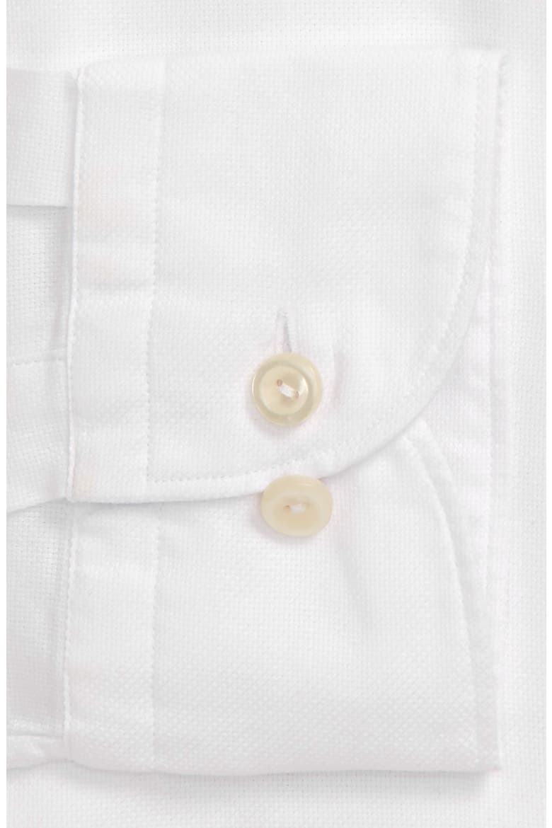 Slim Fit Oxford Shirt, Alternate, color, WHITE