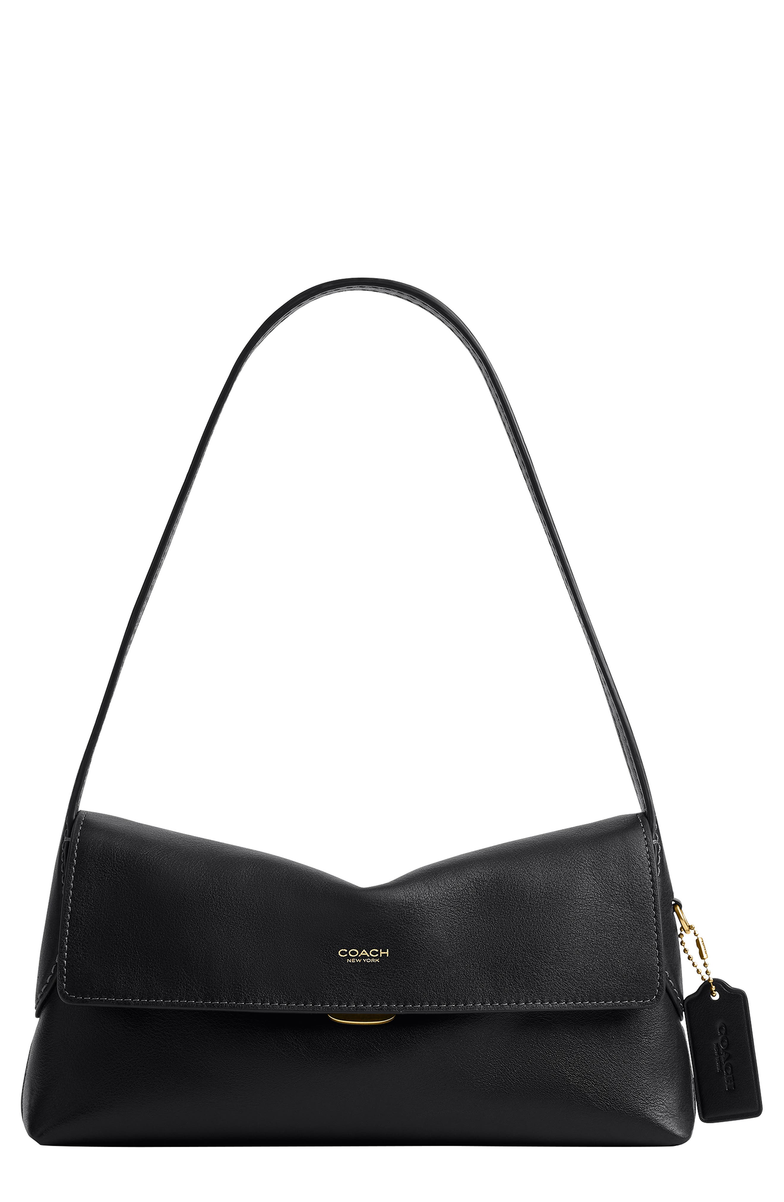 バッグ Coach Black Leather Shoulder Bag COACH Chelsea 26 Leather Shoulder Bag (Women) | Nordstrom
