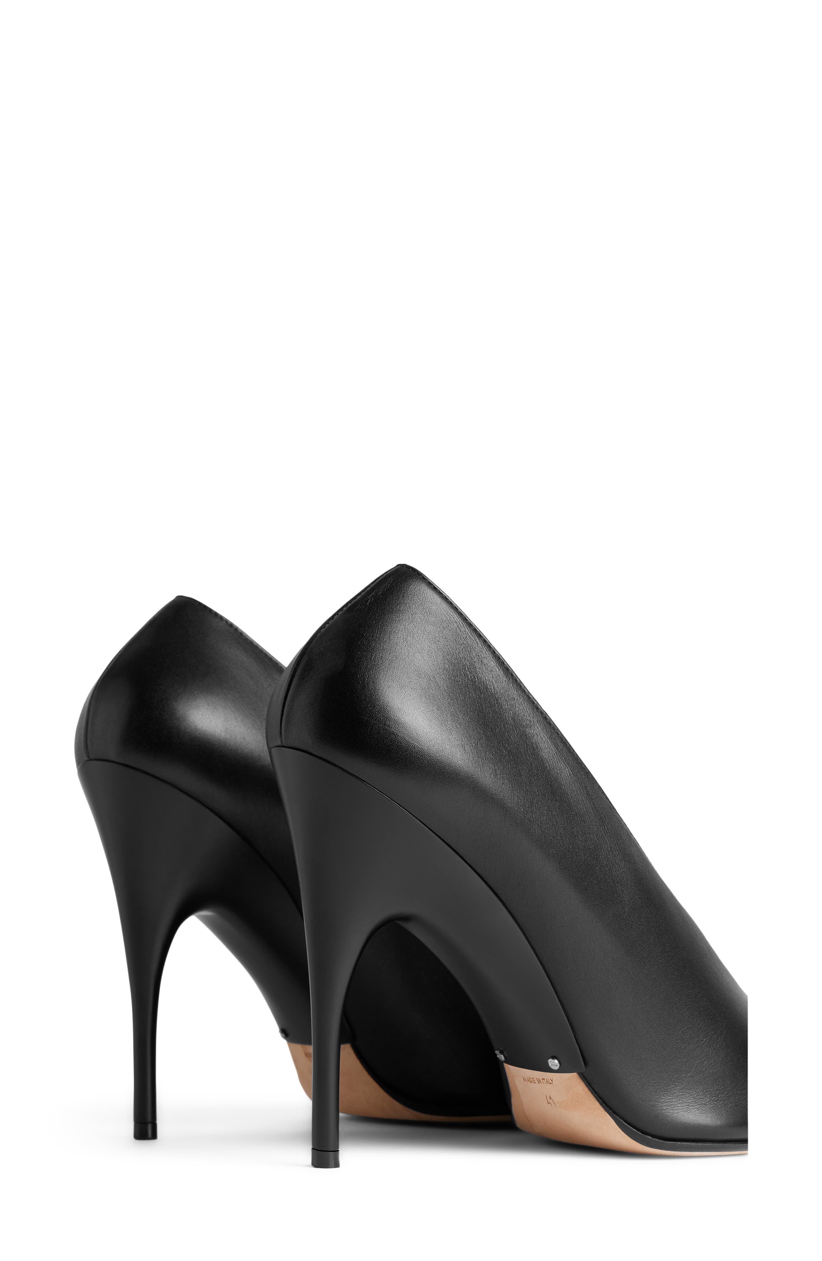 Balenciaga Duchesse Pointed Toe Pump, Alternate, color, Black