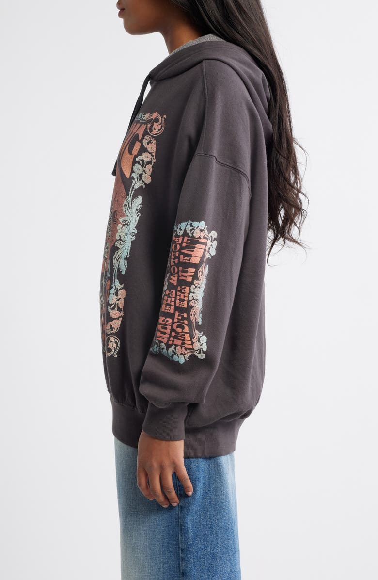 Billabong Rhythm Oversize Fleece Graphic Hoodie, Alternate, color,