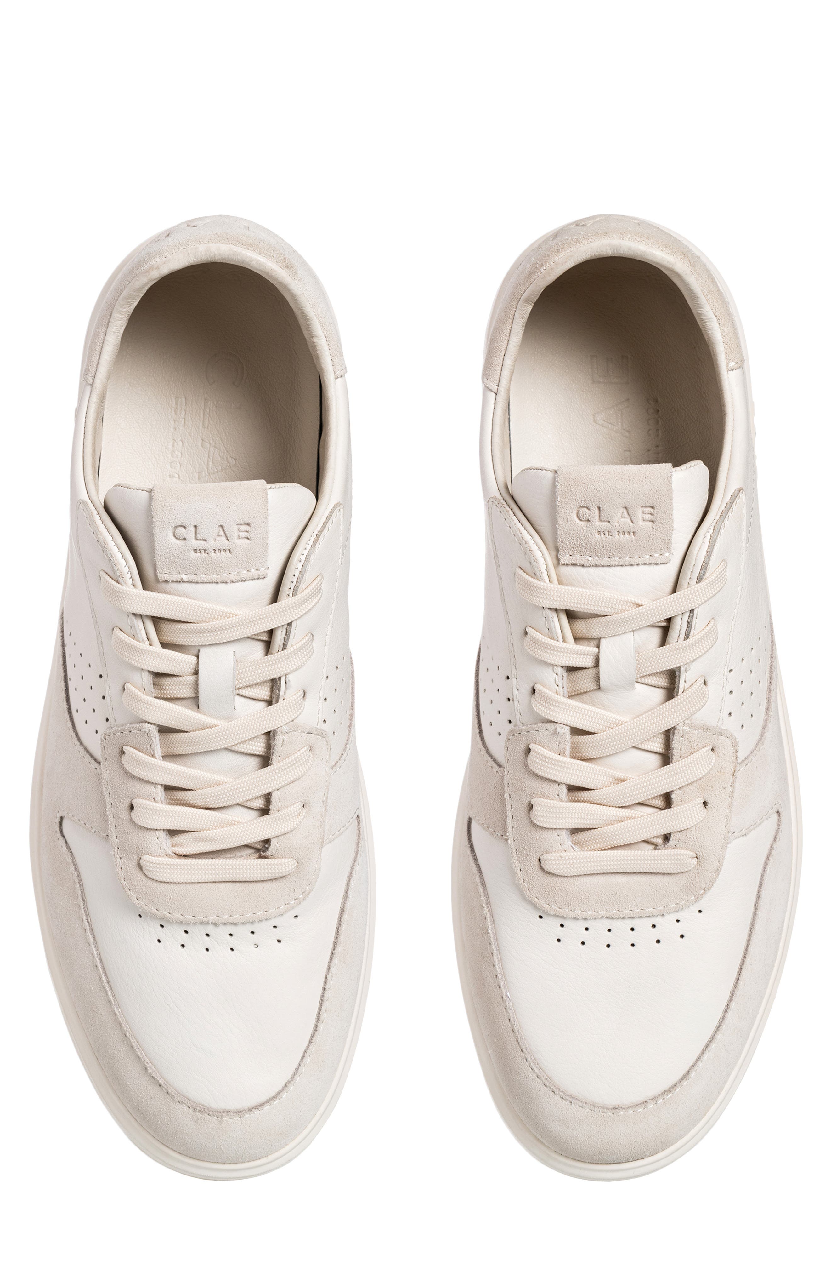 Moses Sneaker, Alternate, color, TRIPLE OFF WHITE LEATHER