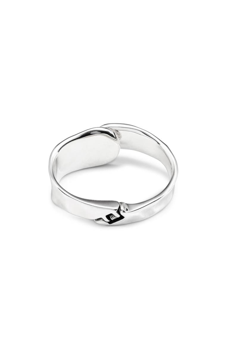 Wave Cuff, Alternate, color, Silver