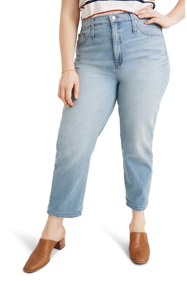 Classic Crop Straight Jeans, Alternate, color, MEADOWLAND