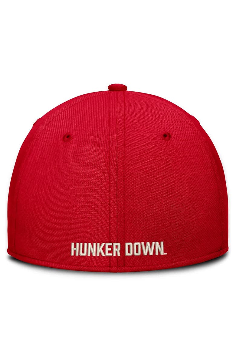 Men's Nike  Red Georgia Bulldogs Dri-FIT Vintage Rise Swooshflex Flex Hat, Alternate, color, Red