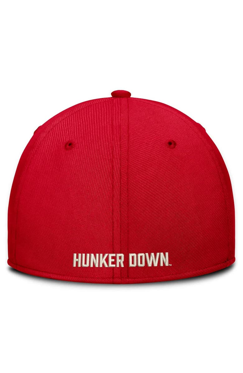 Nike Men's Nike  Red Georgia Bulldogs Dri-FIT Vintage Rise Swooshflex Flex Hat, Alternate, color, Red