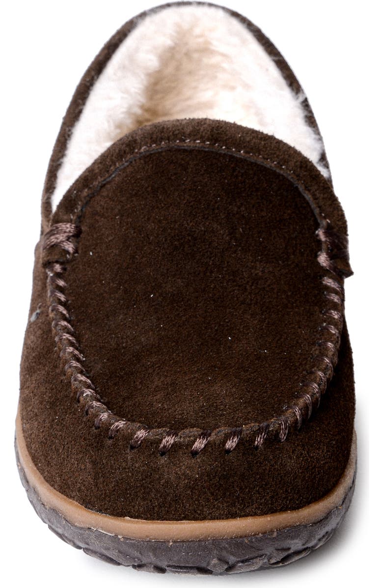 Minnetonka Tempe Slipper, Alternate, color, Chocolate