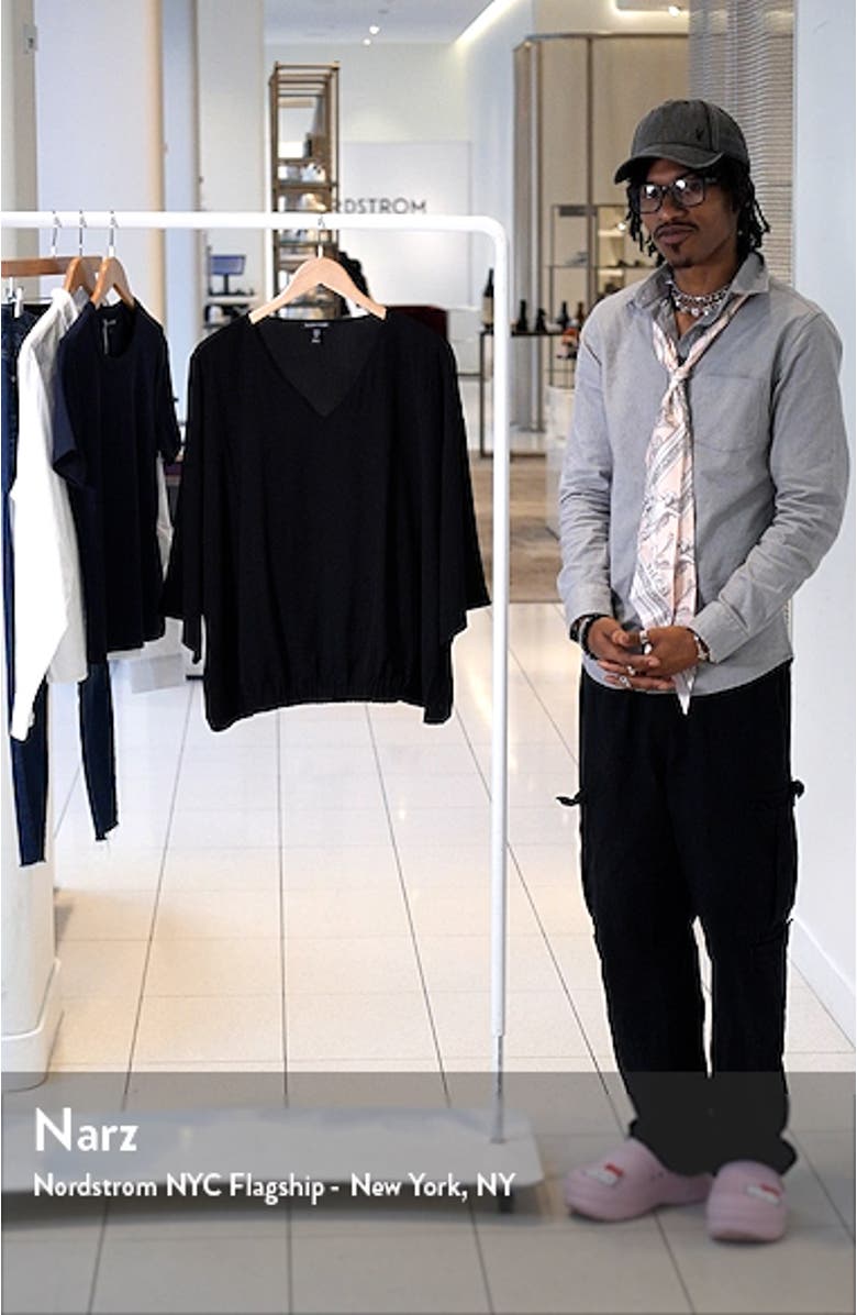 Silk Blouson Top, sales video thumbnail