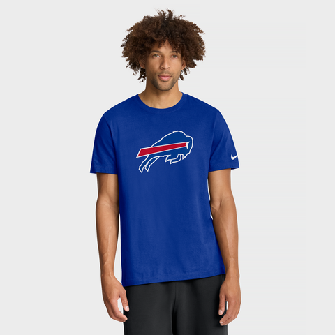 Men's Nike Royal Buffalo Bills Essential Logo T-Shirt