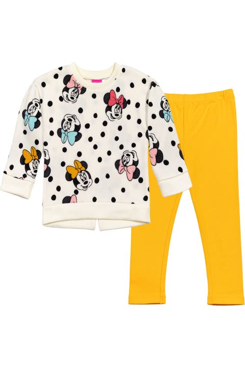 Minnie Mouse Fleece Sweatshirt and Tulle Leggings Set