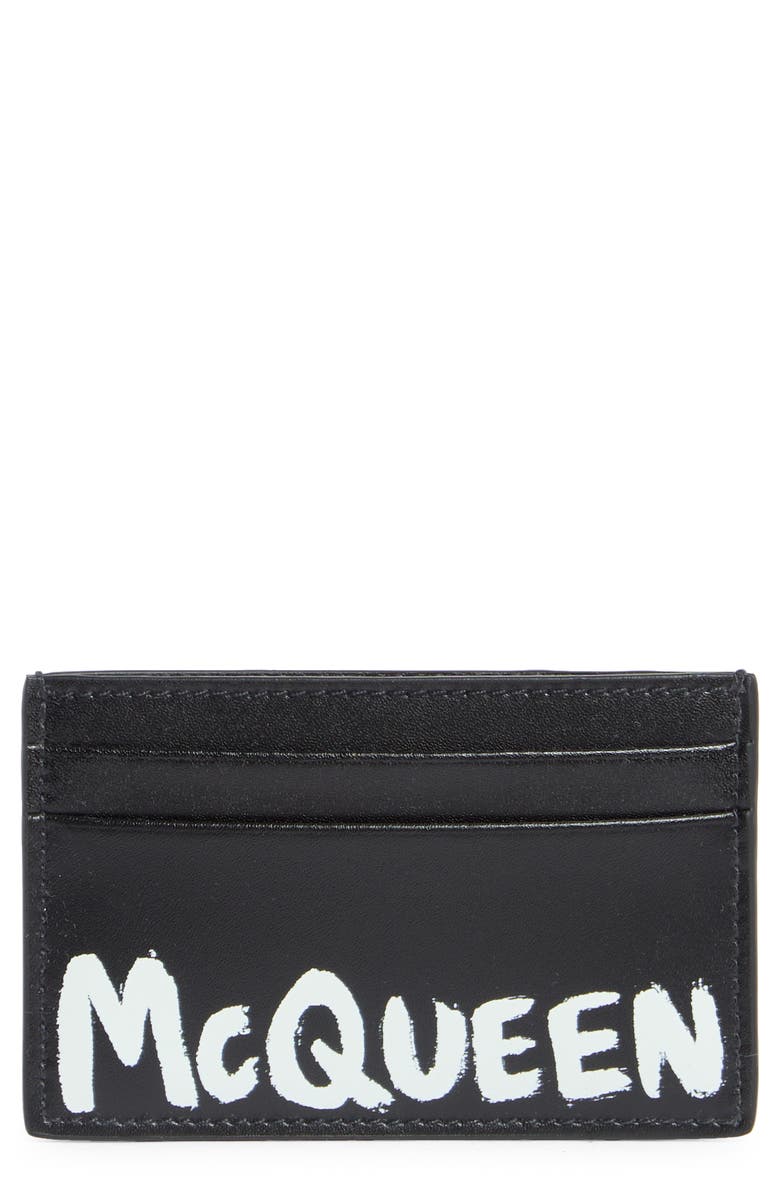McQueen Logo Card Holder, Main, color, 
