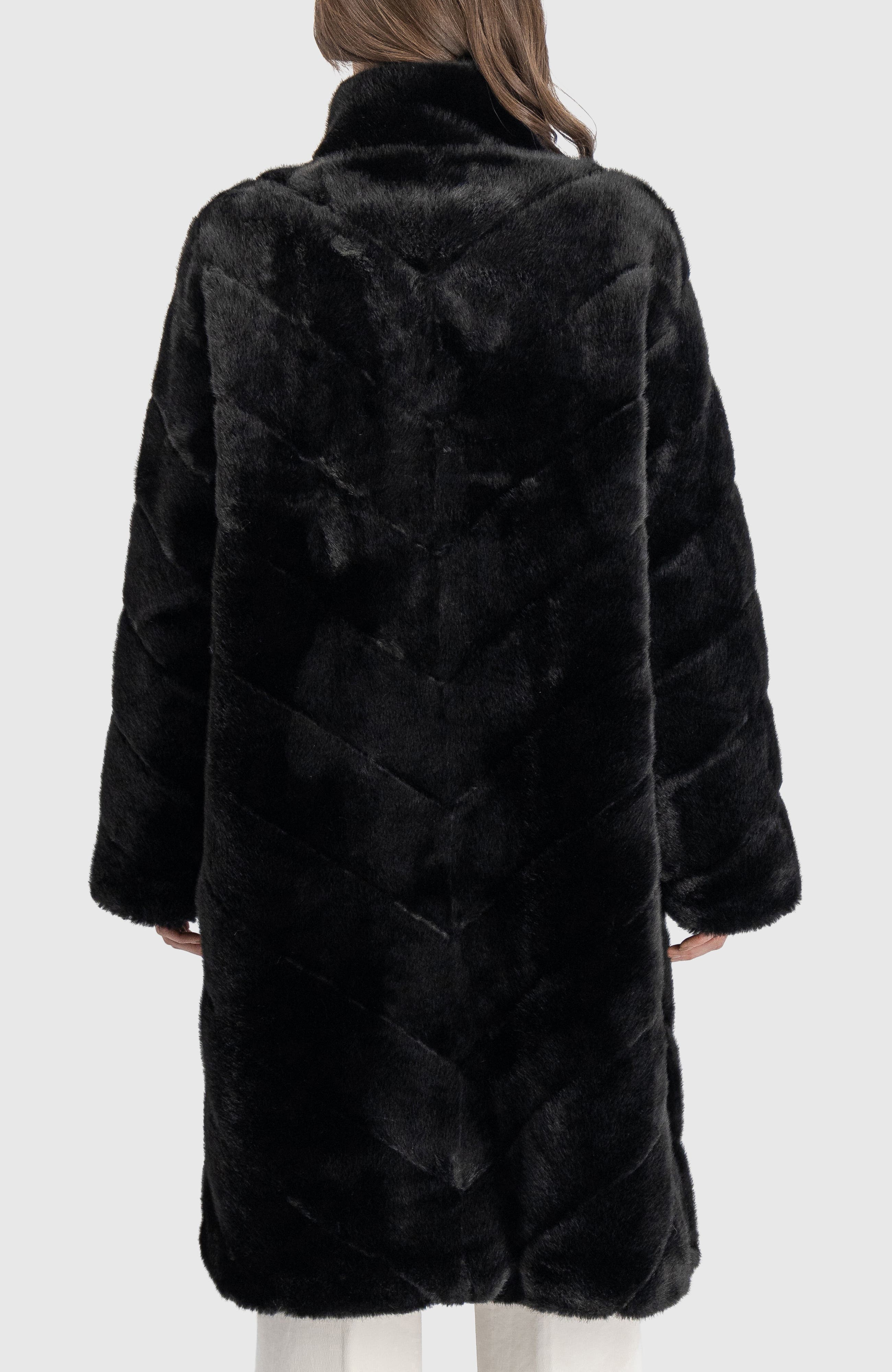 Lyla Grant Fur-Free Mink (Faux Fur) Short Coat (Women) | Nordstrom