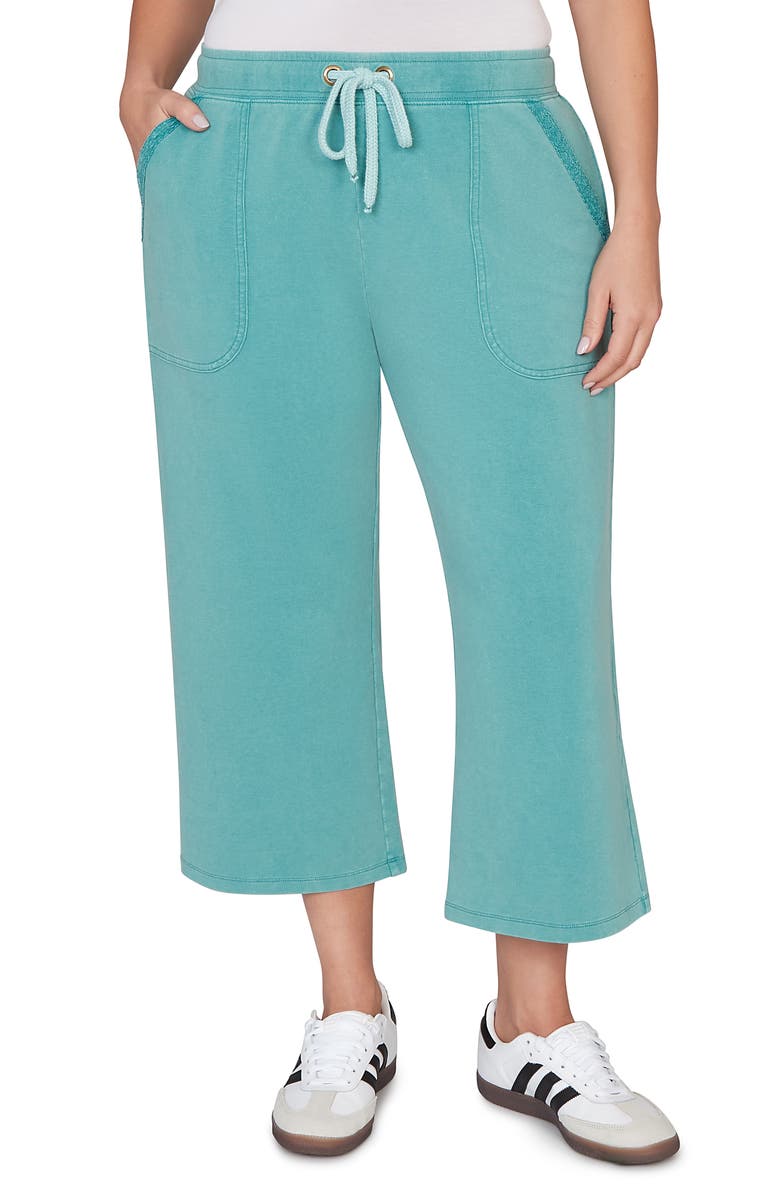 RUBY RD Crop French Terry Pants, Main, color,