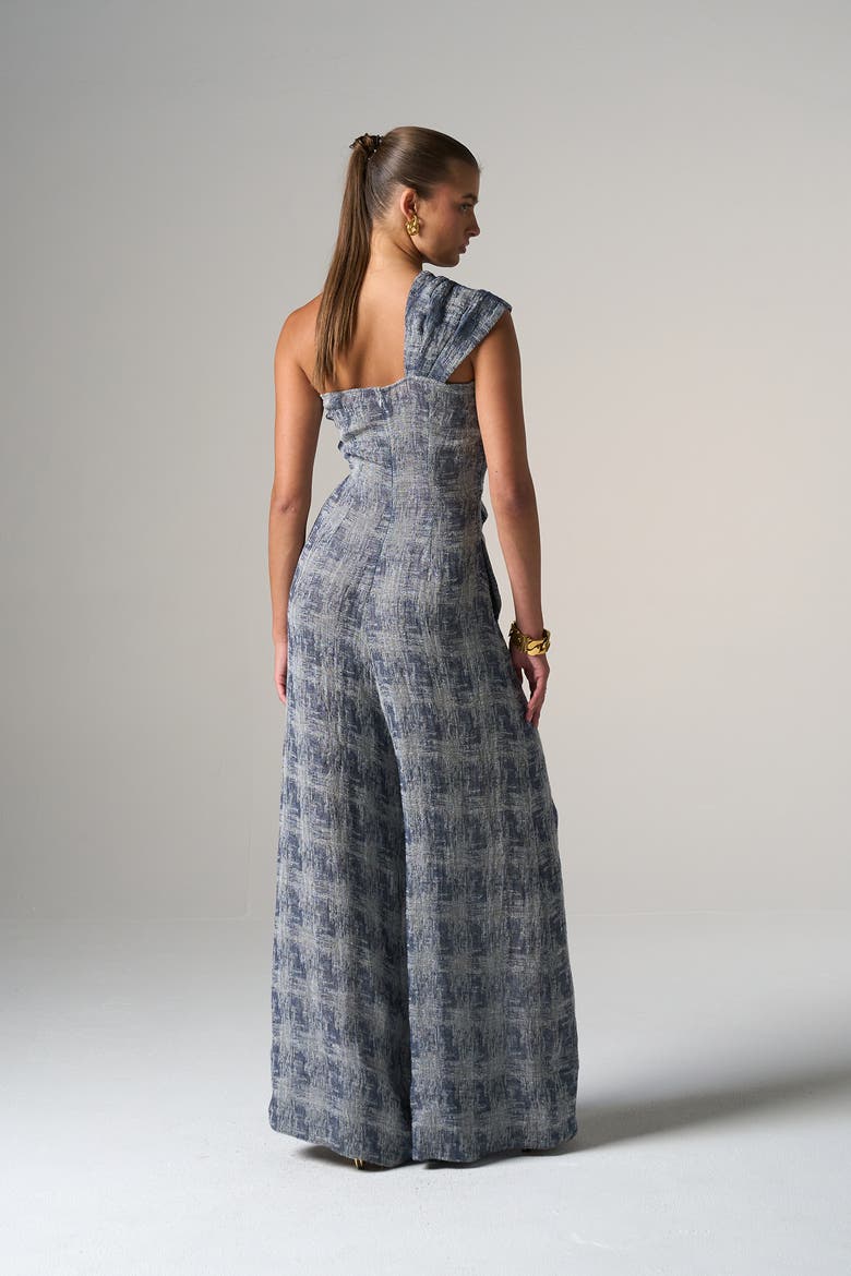 Eden Jumpsuit, Alternate, color, Blue/Beige