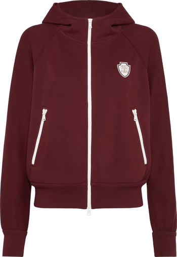 Brunello Cucinelli Pique Sweatshirt with logo | Nordstrom