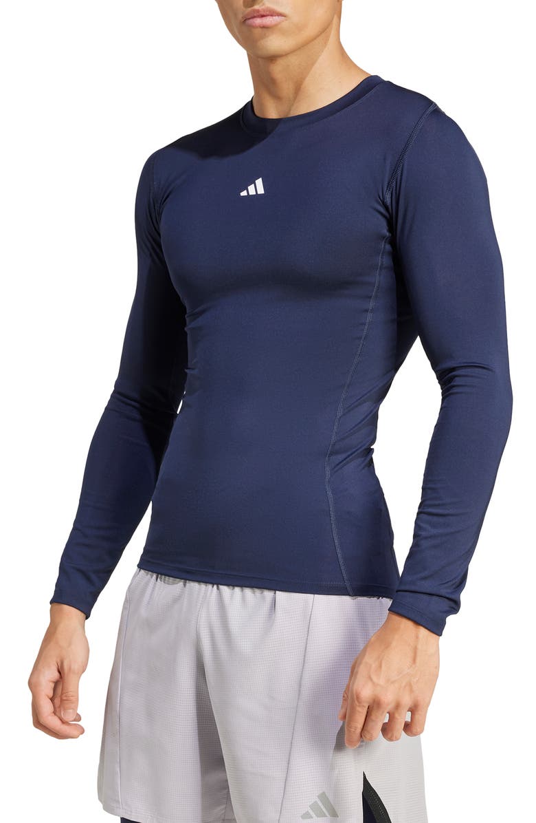 adidas Techfit AEROREADY Training T-Shirt, Main, color, Ink