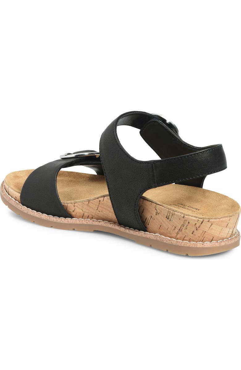 Comfortiva Gibson Slingback Platform Wedge Sandal, Alternate, color, Black