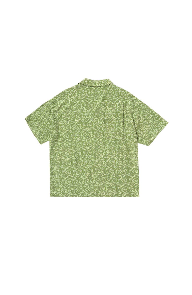 vowels Short Sleeve Deer Shirt, Alternate, color, Green