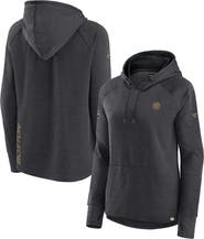FANATICS Women's Fanatics Branded  Heather Charcoal Boston Bruins Authentic Pro Pullover Hoodie