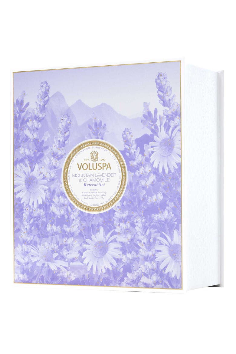Mountain Lavender & Chamomile 3-Piece Retreat Gift Set, Alternate, color, MOUNTAIN LAVENDER
