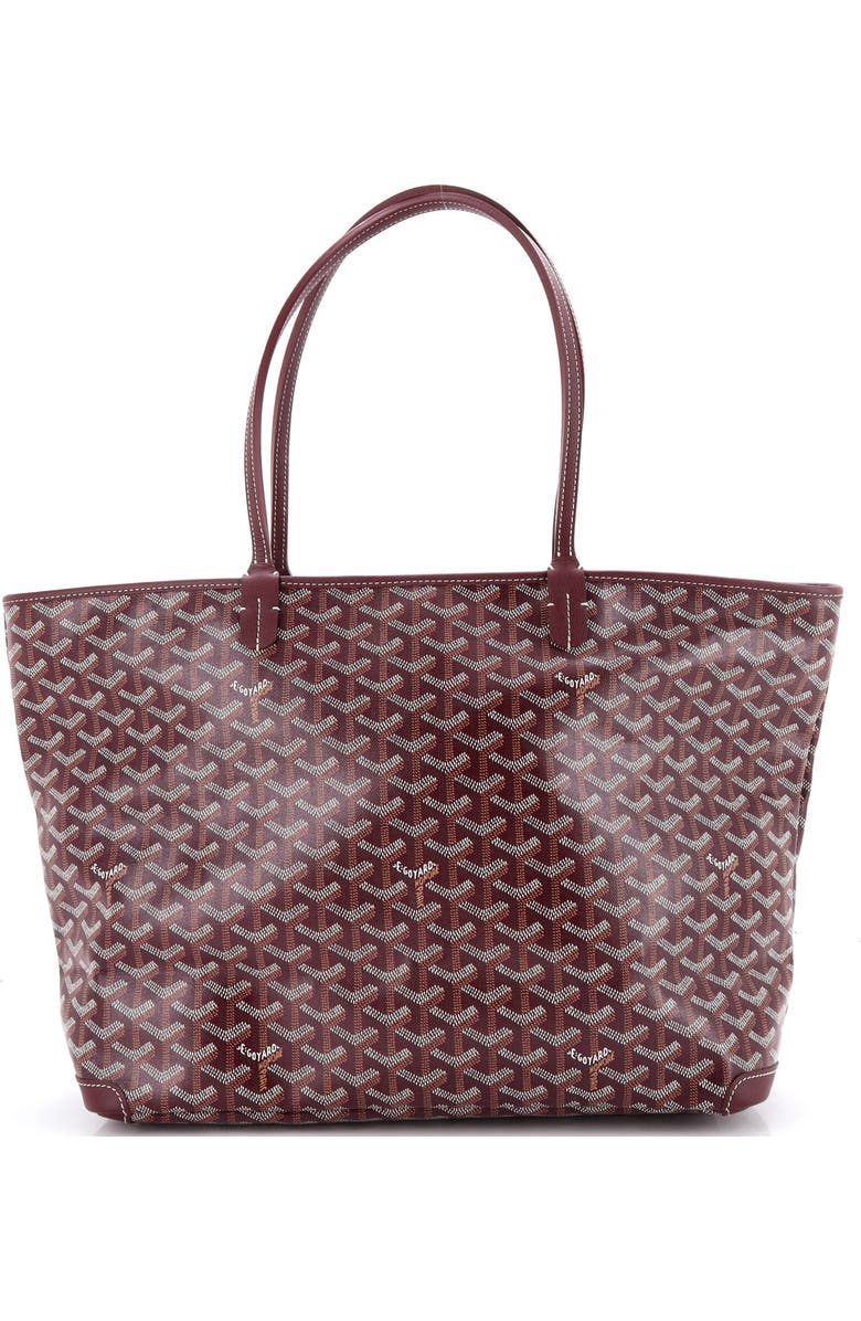 Pre-Owned Goyard Artois Tote Coated Canvas MM, Main, color, Purple