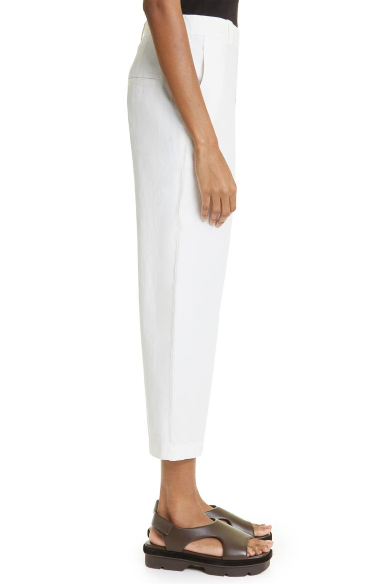 Cotton Crop Pants, Alternate, color, OFF WHITE