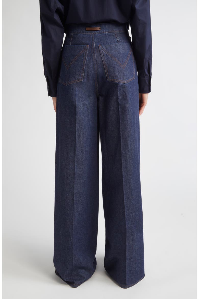 Vega Denim Wide Leg Jeans, Alternate, color, DARK NAVY