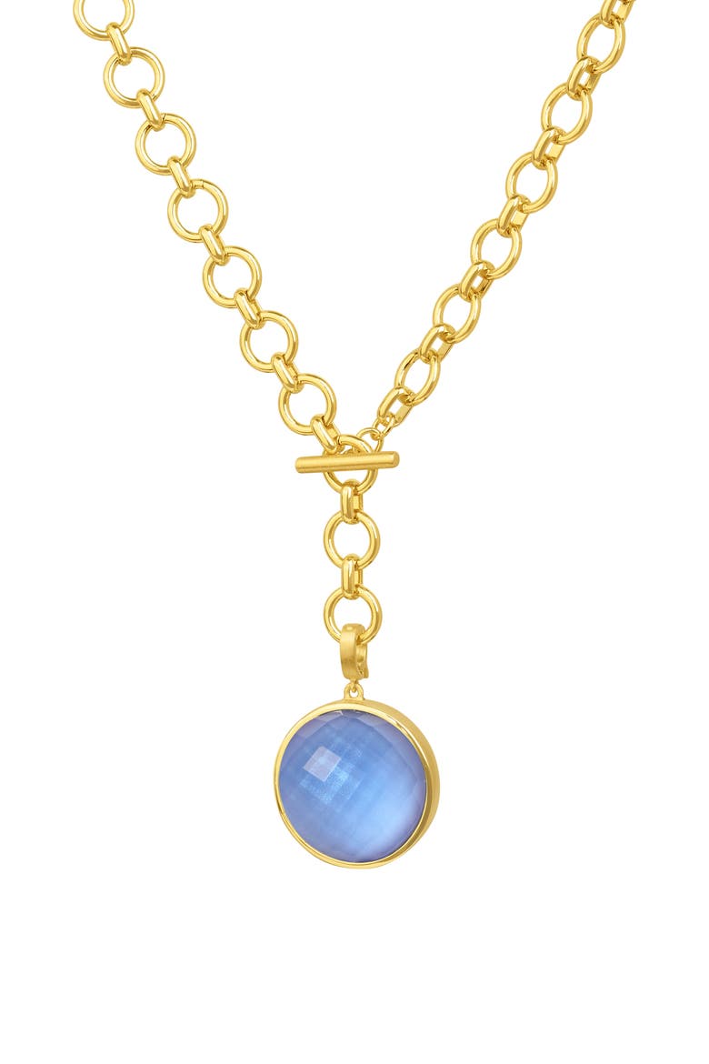 Knockout Collar Necklace, Main, color, IRIDESCENT MIDNIGHT BLUE