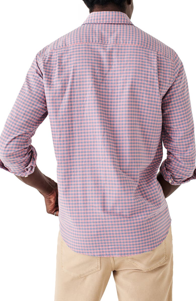 Faherty Stretch Cotton Blend Oxford Button-Down Shirt, Alternate, color, 