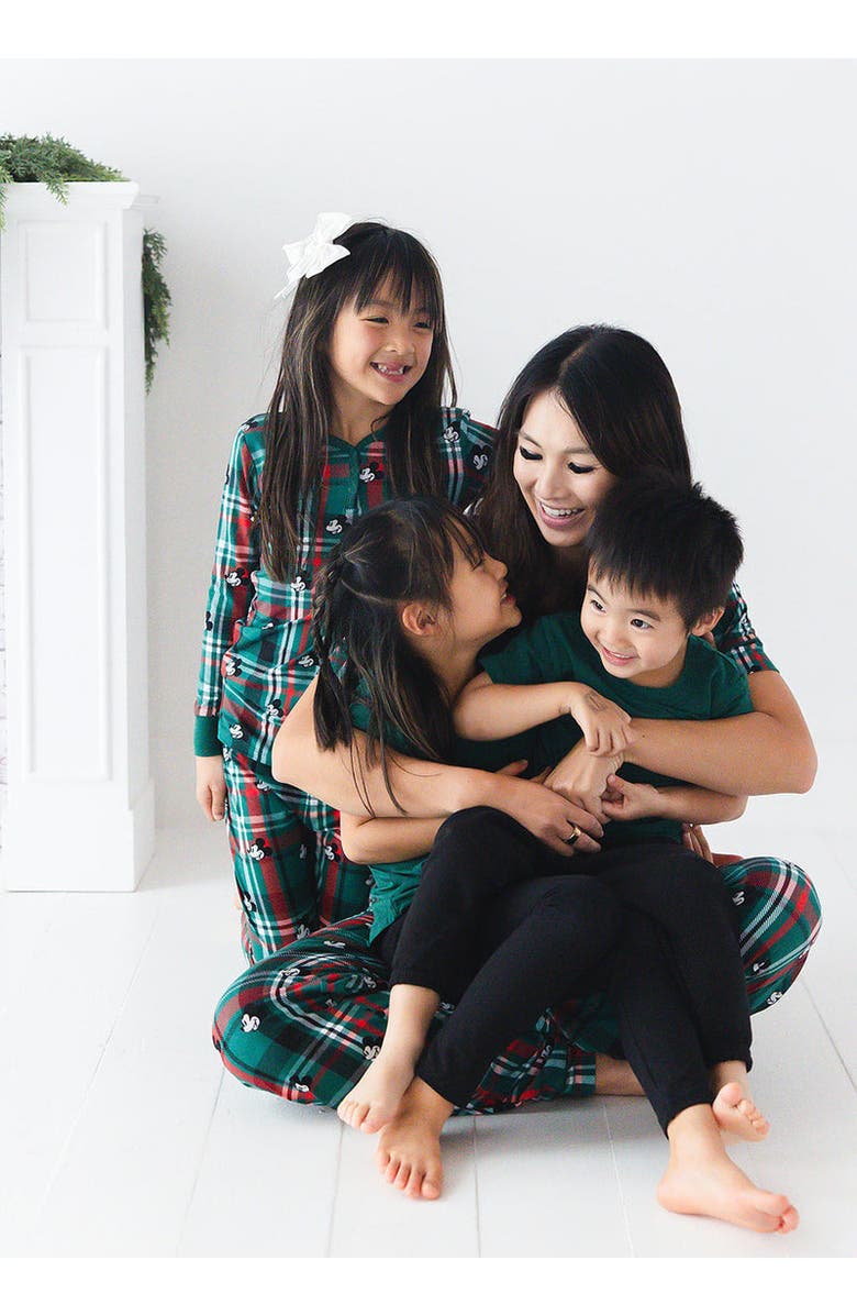 Charlie Lou Baby<sup>®</sup> Women's Steamboat Willie Tartan Pajama Set, Alternate, color, Multicolor