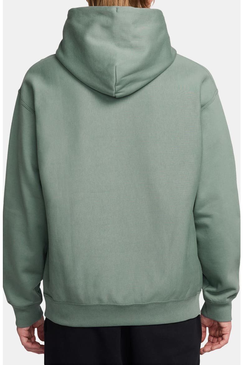 Fleece Hoodie, Alternate, color, 006 STEAM/WHITE