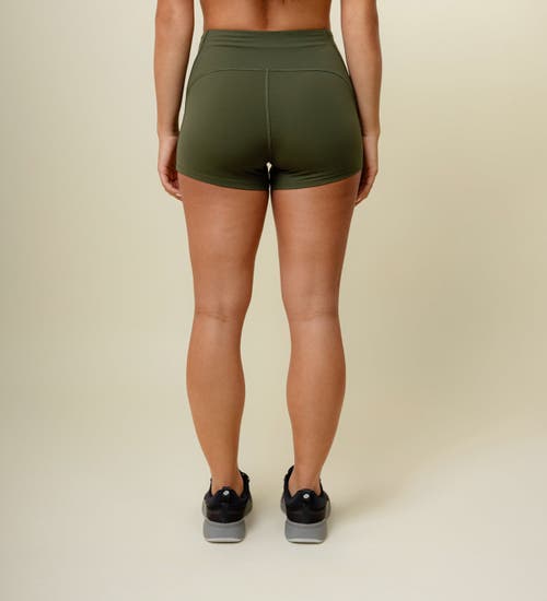 While On Earth™ Mid-rise Intent Short 3" In Green