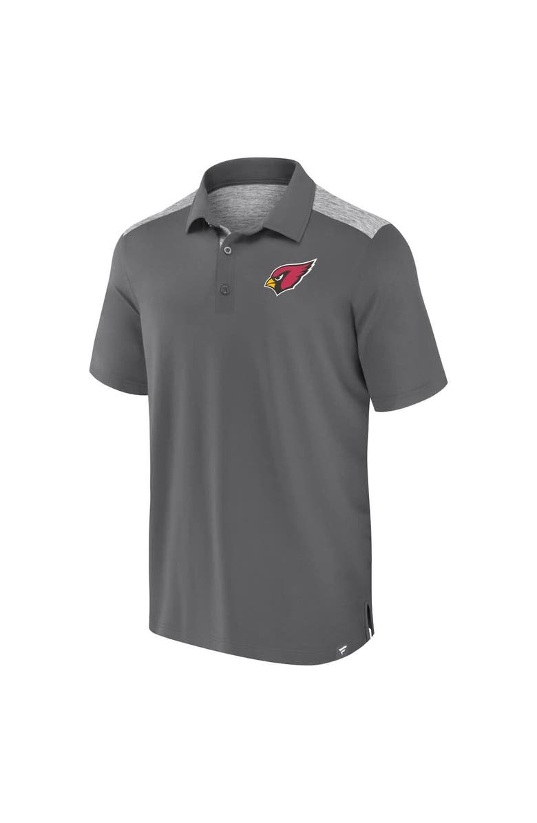 FANATICS Men's Fanatics Gray Arizona Cardinals Long Shot Polo, Alternate, color, Gray