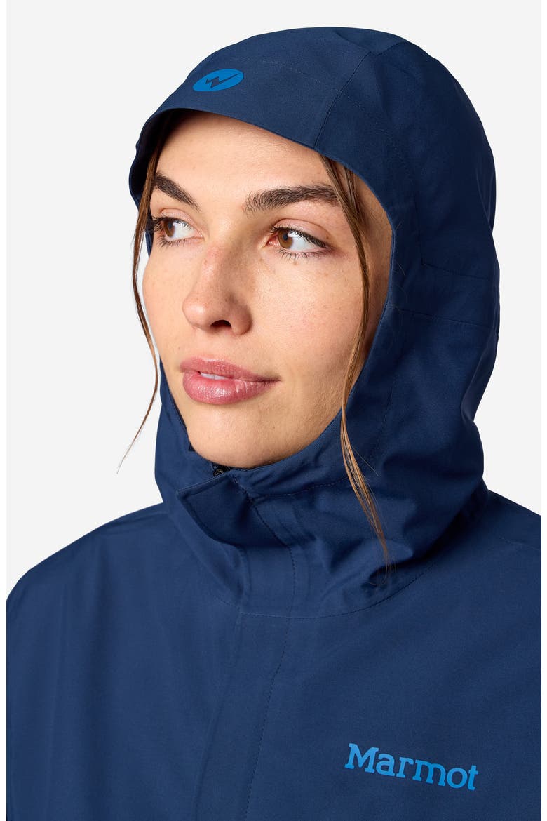 Waterproof Hooded Jacket, Alternate, color, NIGHTFALL NAVY