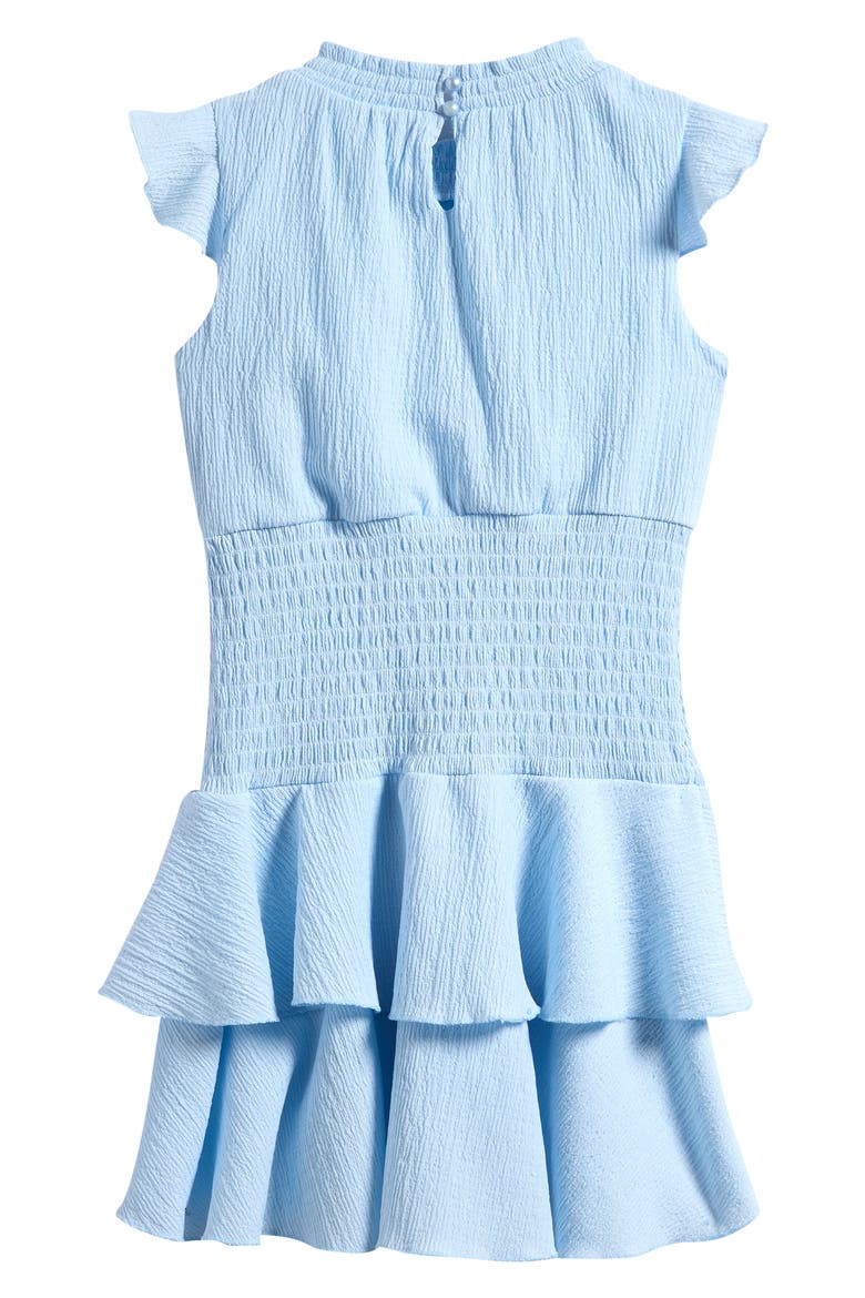 Kids' Smock Waist Dress, Alternate, color, MINT
