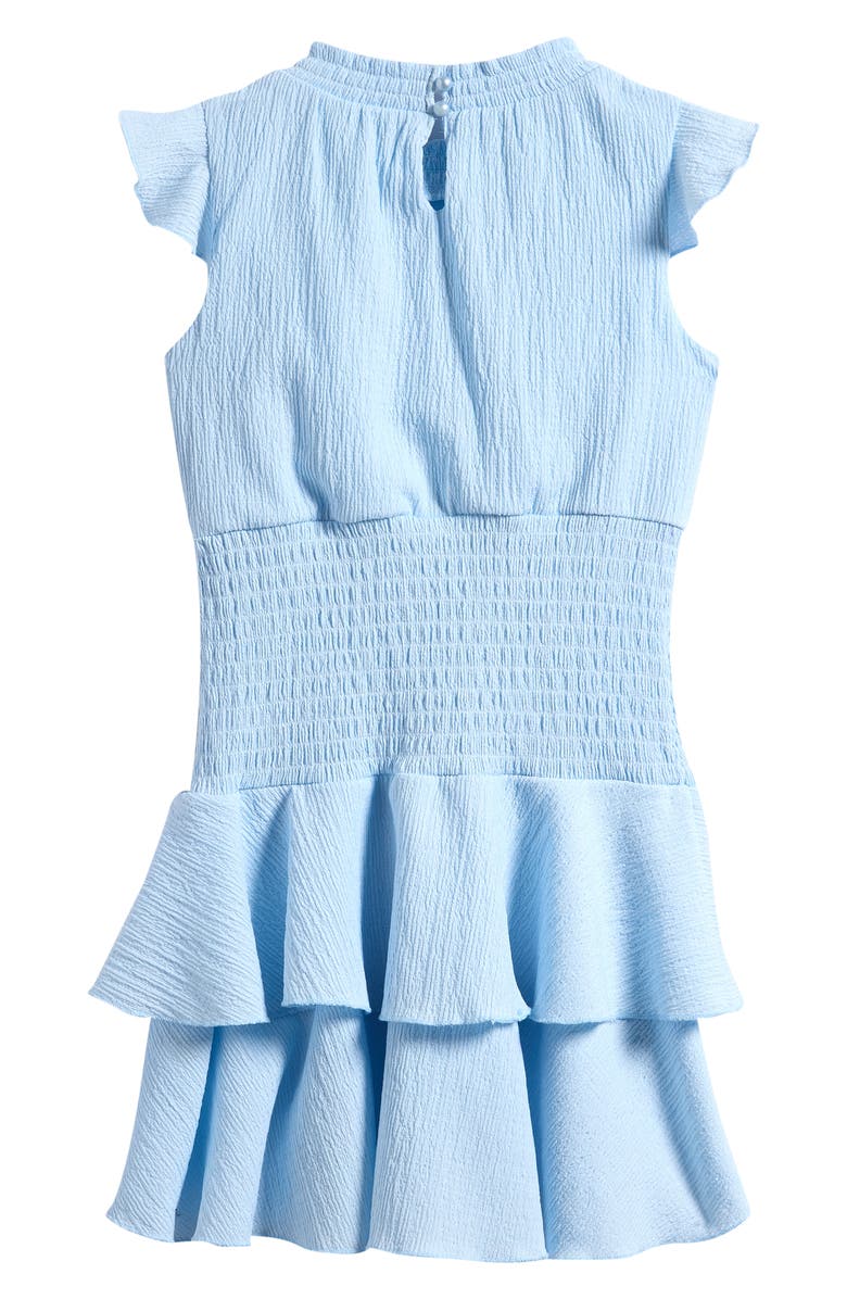 Ava & Yelly Kids' Smock Waist Dress, Alternate, color, Mint